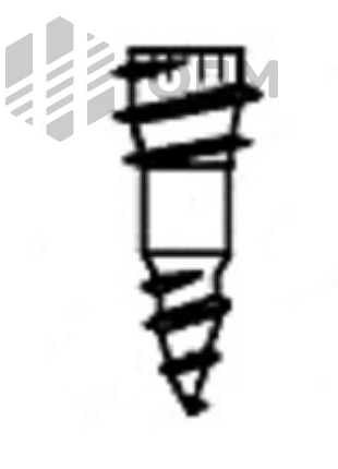 ОПМ 607001 Шуруп регулировочный для установки дверных коробок, с внутренним шестигранником