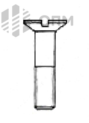 ОСТ 92-8834-77 Винт с потайной головкой для прецизионного приборостроения