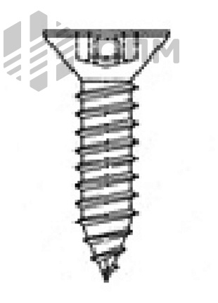 ОПМ 106028 Саморез антивандальный для тонких листов металла