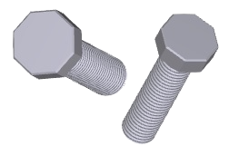 Болт с восьмигранной головкой