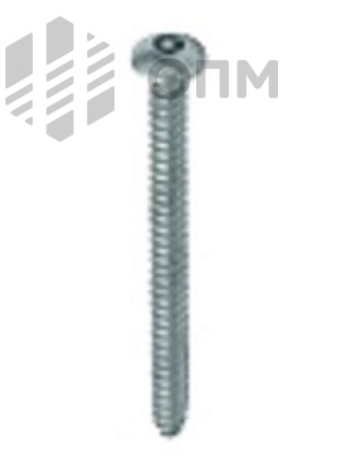 ОПМ 106041 Саморез антивандальный для листового металла, полукруглая головка с внутренним приводом Solok и штырьком 