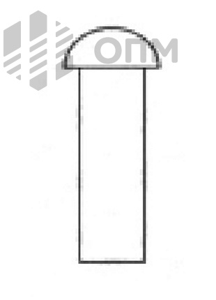 DIN 660 Заклепка с полукруглой головкой