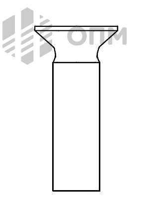 ISO 7046 Винт с потайной головкой