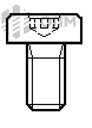 ISO 14580 Винт с низкой цилиндрической головкой и шлицем Torx