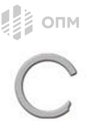 ОПМ 108004 Кольцо стопорное KLR спиральное осевое внутреннее (дюймовое)