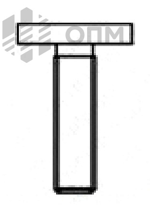 ОПМ 102053 Болт с Т-образной головкой для профиля 28/15