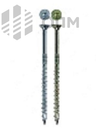 ОПМ 206059 Саморез для плотных сортов дерева и ДСП с 6-ю насечками для раззенковки, шлиц Torx