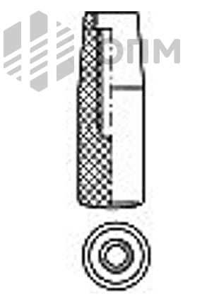 ОПМ 121005 Ручка цилиндрическая с глухим резьбовым отверстием, дюропласт