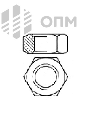 ГОСТ 5915-70 Гайка шестигранная класса точности В