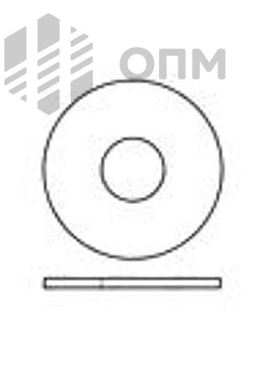 DIN 9021 Шайба увеличенная (усиленная)