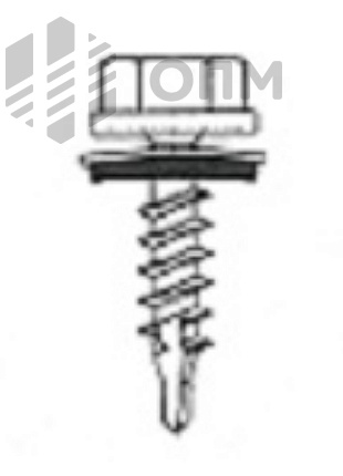 ОПМ 206036 Кровельный саморез с шайбой EPDM