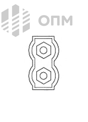 ОПМ 335004 Зажим для троса DUPLEX
