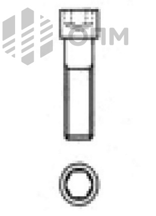 DIN 912 Винт с цилиндрической головкой и внутренним шестигранником