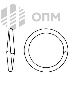 ГОСТ 2833-77 Пружинное кольцо