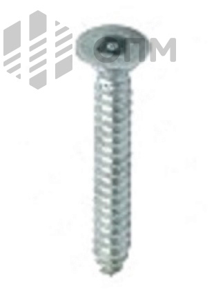 ОПМ 106040 Саморез антивандальный для листового металла, потайная головка с внутренним приводом Solok и штырьком 
