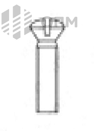 DIN 964 Винт с полупотайной головкой и прямым шлицем