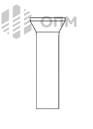 ГОСТ 10300-80 Заклепка с потайной головкой