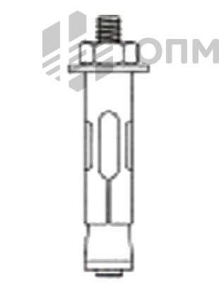ОПМ 226011 Анкер втулочный со шпилькой и гайкой