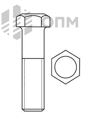 ГОСТ 7808-70 Болт с шестигранной уменьшенной головкой, класс точности А