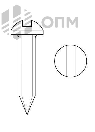 ГОСТ 11650-80 Винт самонарезающий с полукруглой головкой