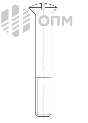 ГОСТ 17474-80 Винт с полупотайной головкой