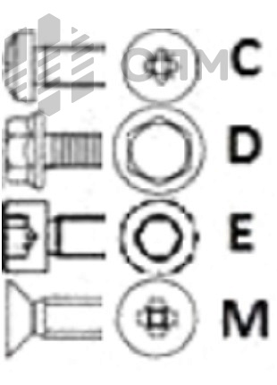 DIN 7500 Резьбовыдавливающий винт