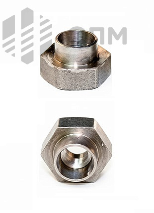 ОПМ 403011 Гайка бонка развальцовочная шестигранная HX