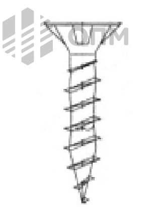 ОПМ 206018 Саморез Spax конструкционный для дерева, с потайной головкой и зенкующими ребрами, шлиц Torx неполная резьба