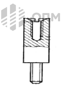 ГОСТ 20864-81 Стойка установочная крепежная круглая со шлицем и резьбовым концом и отверстием
