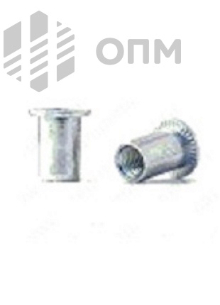 ОПМ 110014 Заклепка BRALO с цилиндрическим бортиком