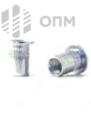ОПМ 110016 Заклепка BRALO с цилиндрическим бортиком, рифленая