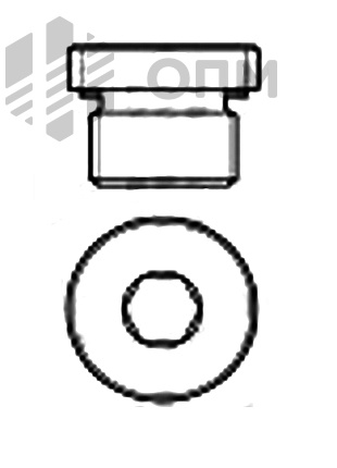 ОПМ 112007 Пробка резьбовая с внутренним шестигранником и уплотняющим кольцом