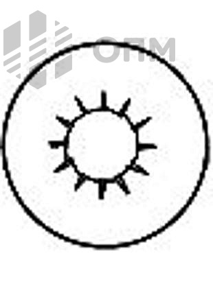 ОПМ 104001 Шайба стопорная с внутренними зубцами