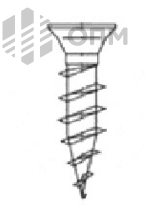 ОПМ 206022 Саморез Spax универсальный с потайной уменьшенной головкой, шлиц Pz