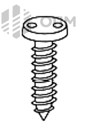 ОПМ 106030 Саморез антивандальный, с цилиндрической головкой, привод - 2 отверстия