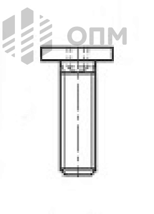 ОПМ 101081 Винт с плоской головкой и внутренним шестигранником 