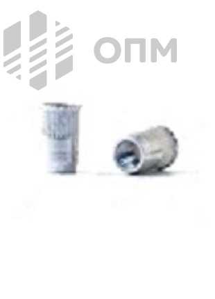 ОПМ 110004 Заклепка BRALO с уменьшенным потайным бортиком, рифленая