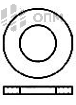 ОПМ 704042 Шайба плоская биметаллическая Cu-Al