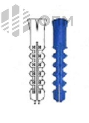 ОПМ 227008 Дюбель распорный с шипами ПНД (Дюбель Еж )