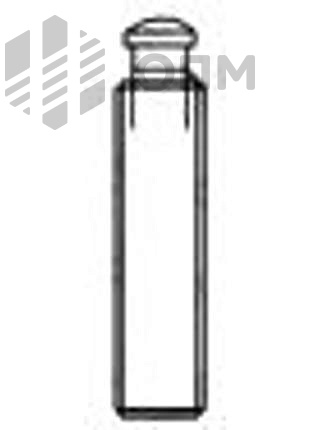 DIN 6332 Резьбовой штифт с шаровой упорной цапфой 