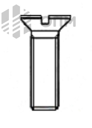 ОСТ 1 31542-80 Винт с потайной головкой