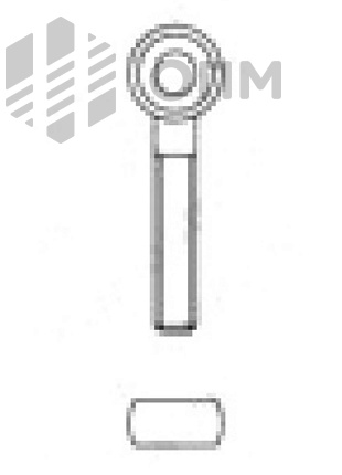 DIN 444 Болт откидной с полной и неполной резьбой