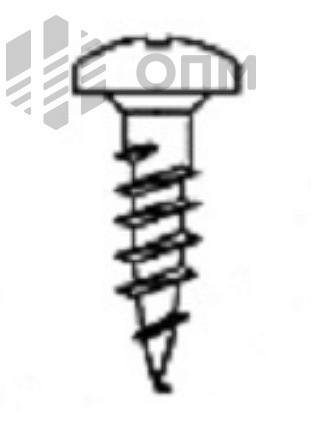 ОПМ 606005 Саморез для ДСП, с цилиндрической скругленной  головкой, шлиц Pz