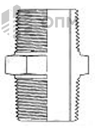 DIN 2990 Ниппель резьбовой переходной