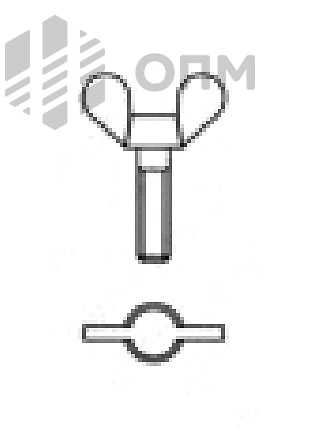 DIN 316 Винт-барашек