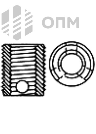 ОПМ 123049 Резьбовая вставка с отверстиями