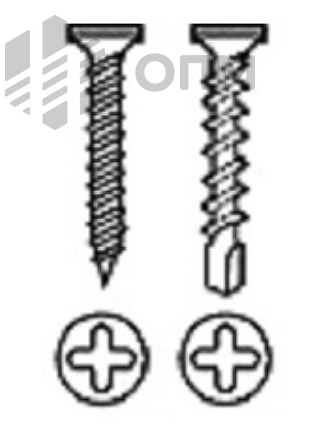 ОПМ 206038 Саморез для оконного профиля