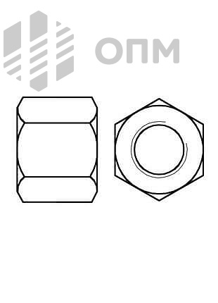 ГОСТ 15525-70 Гайка шестигранная особо высокая