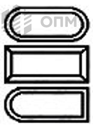 Шпонка ГОСТ 23360-78 призматическая