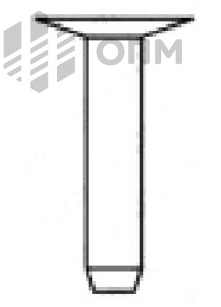 DIN 675 Заклепка с плоской потайной головкой